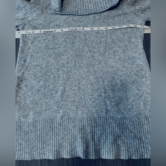 Anthropologie Sweater Paloma Knit Cowl Neck in Gray Size XS - Picture 10 of 12